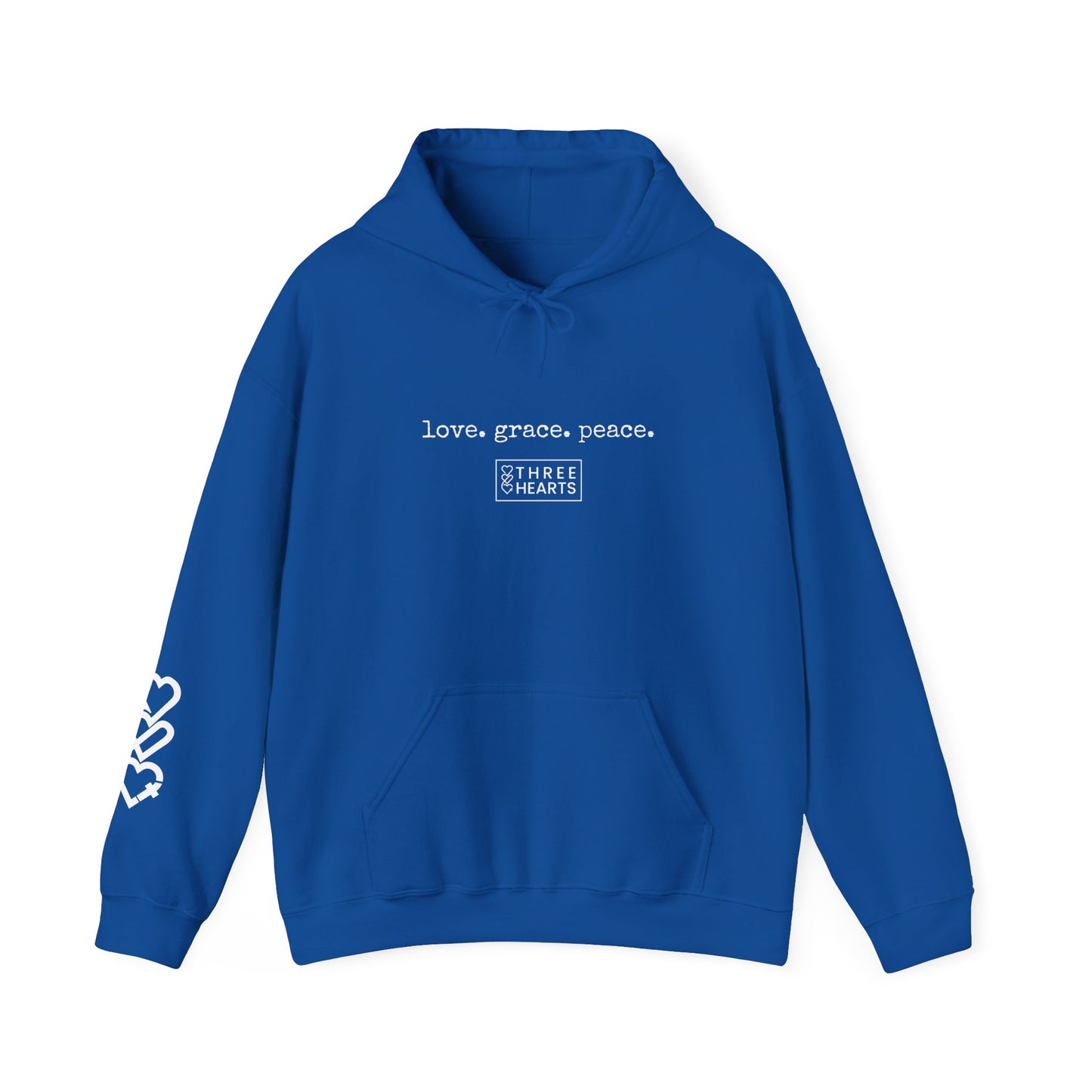 Love. Grace. Peace. Hooded Sweatshirt