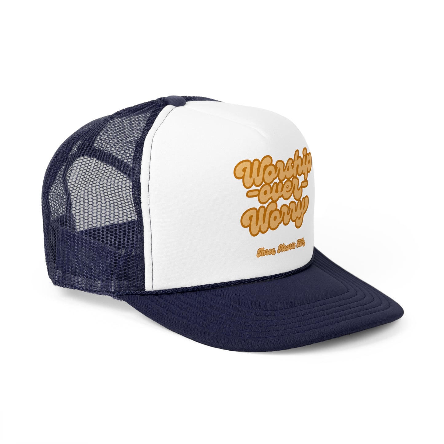 Worship Over Worry Trucker Caps