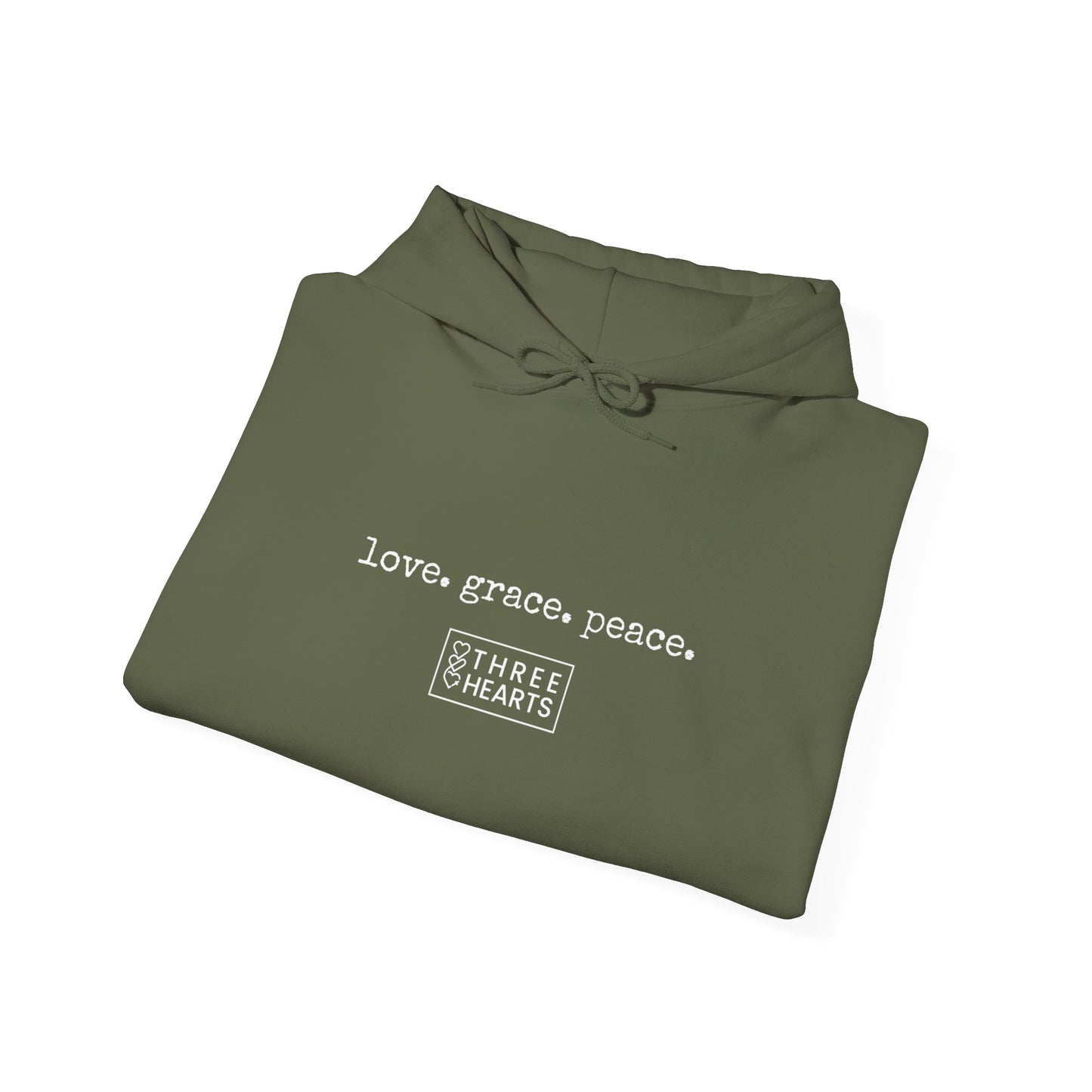 Love. Grace. Peace. Hooded Sweatshirt