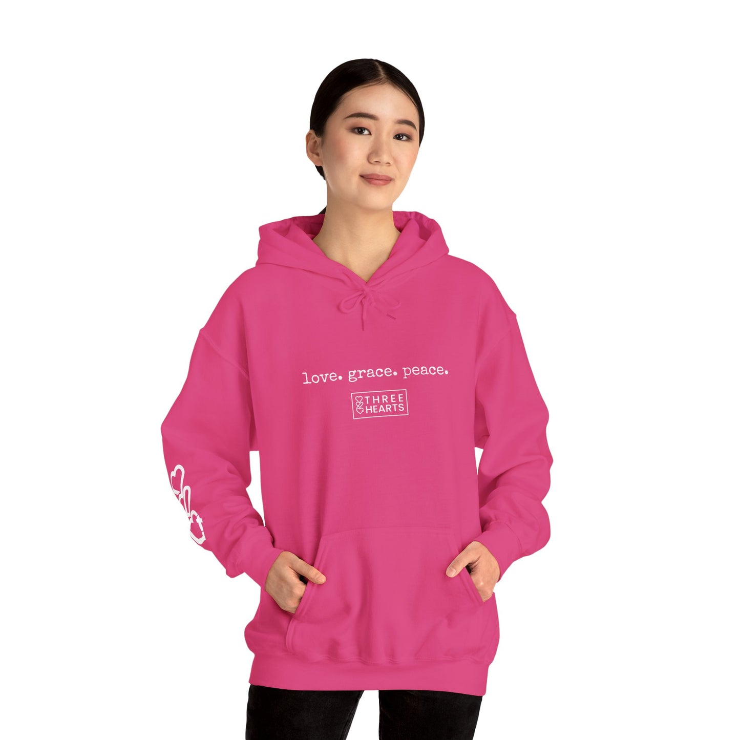 Love. Grace. Peace. Hooded Sweatshirt