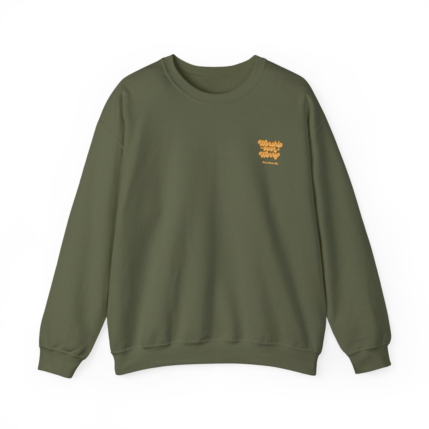 Worship Over Worry Crewneck Sweatshirt