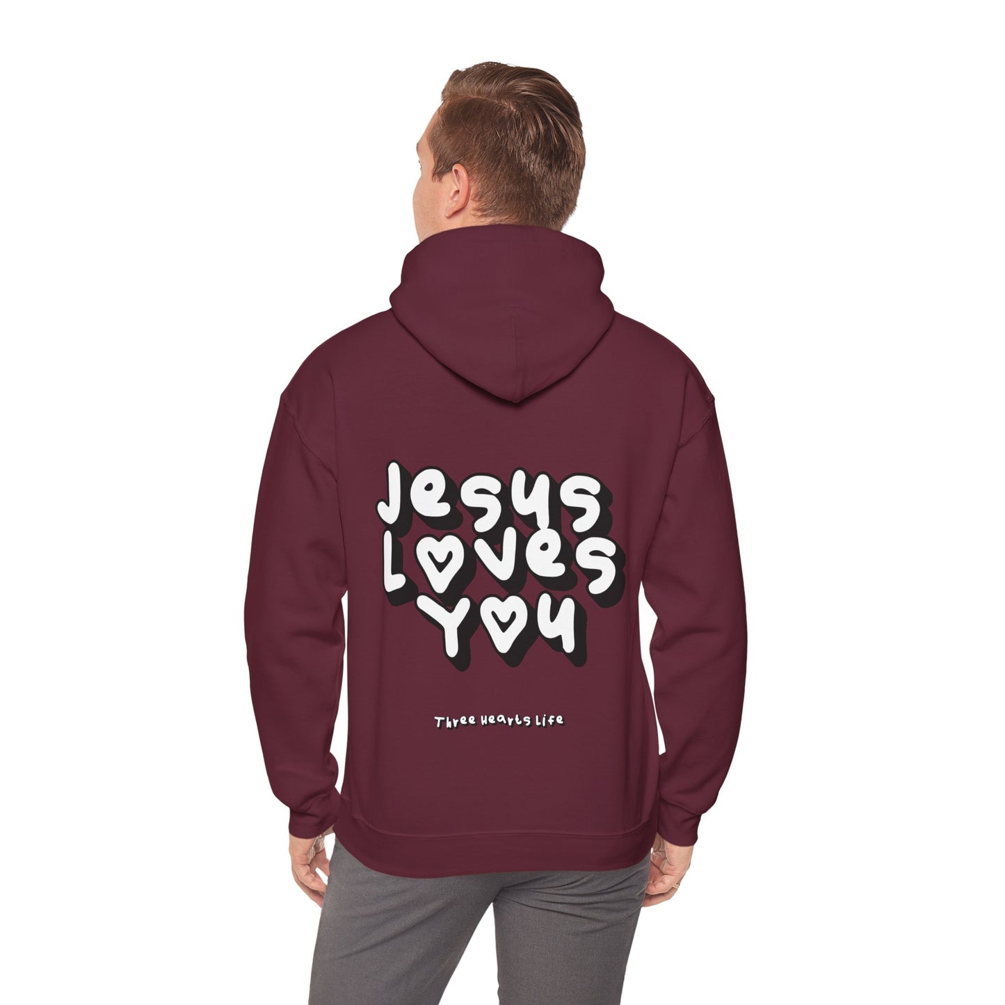 Jesus Loves You 2 Hooded Sweatshirt