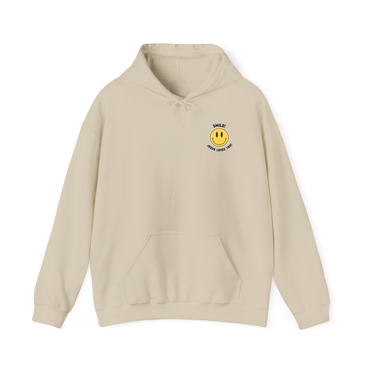 Smile! Jesus Loves You Hooded Sweatshirt