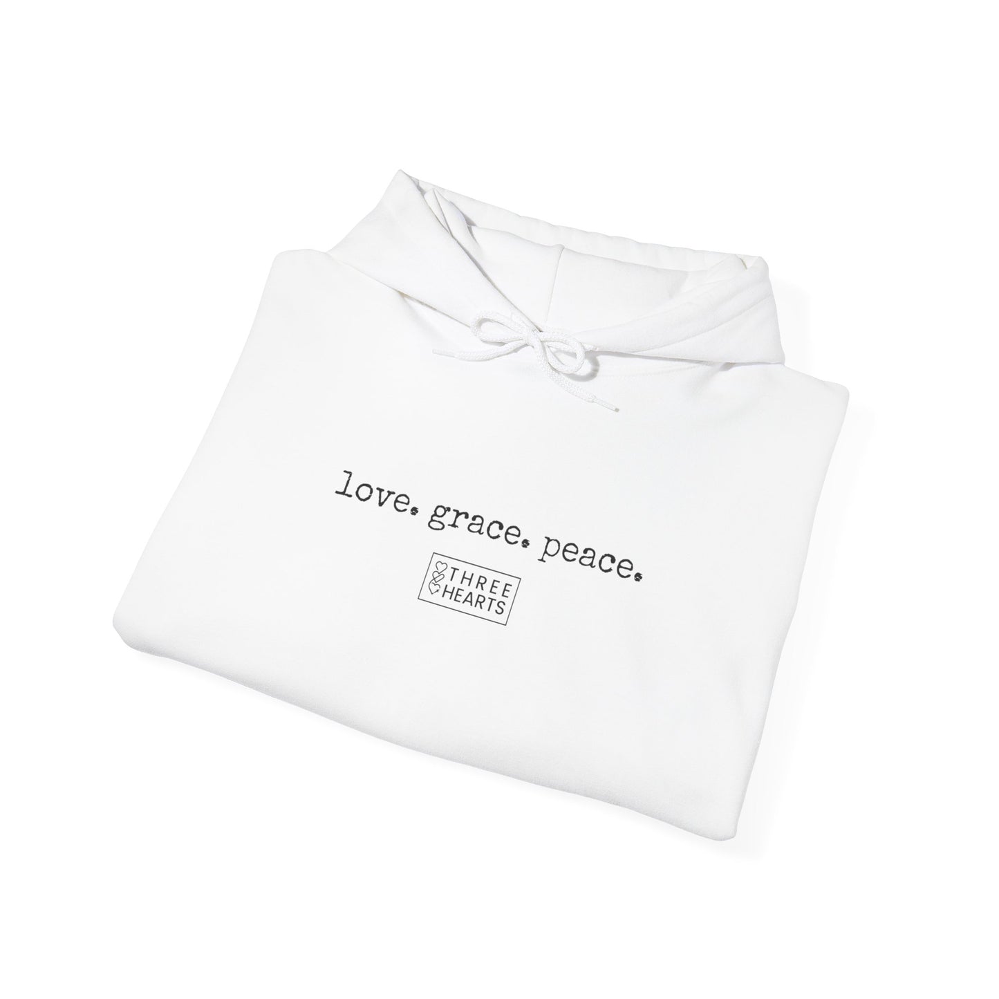 Love. Grace. Peace. Hooded Sweatshirt