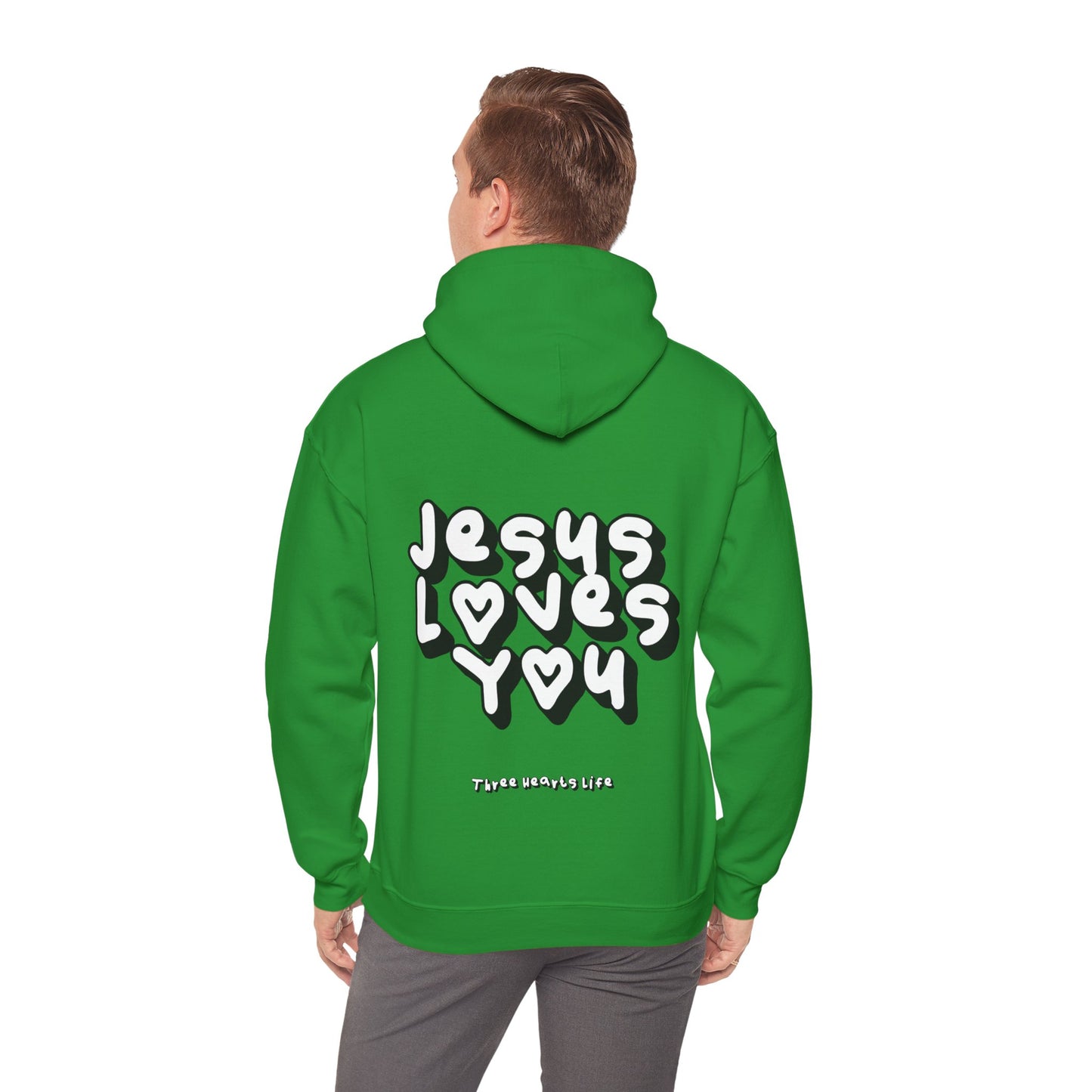 Jesus Loves You 2 Hooded Sweatshirt