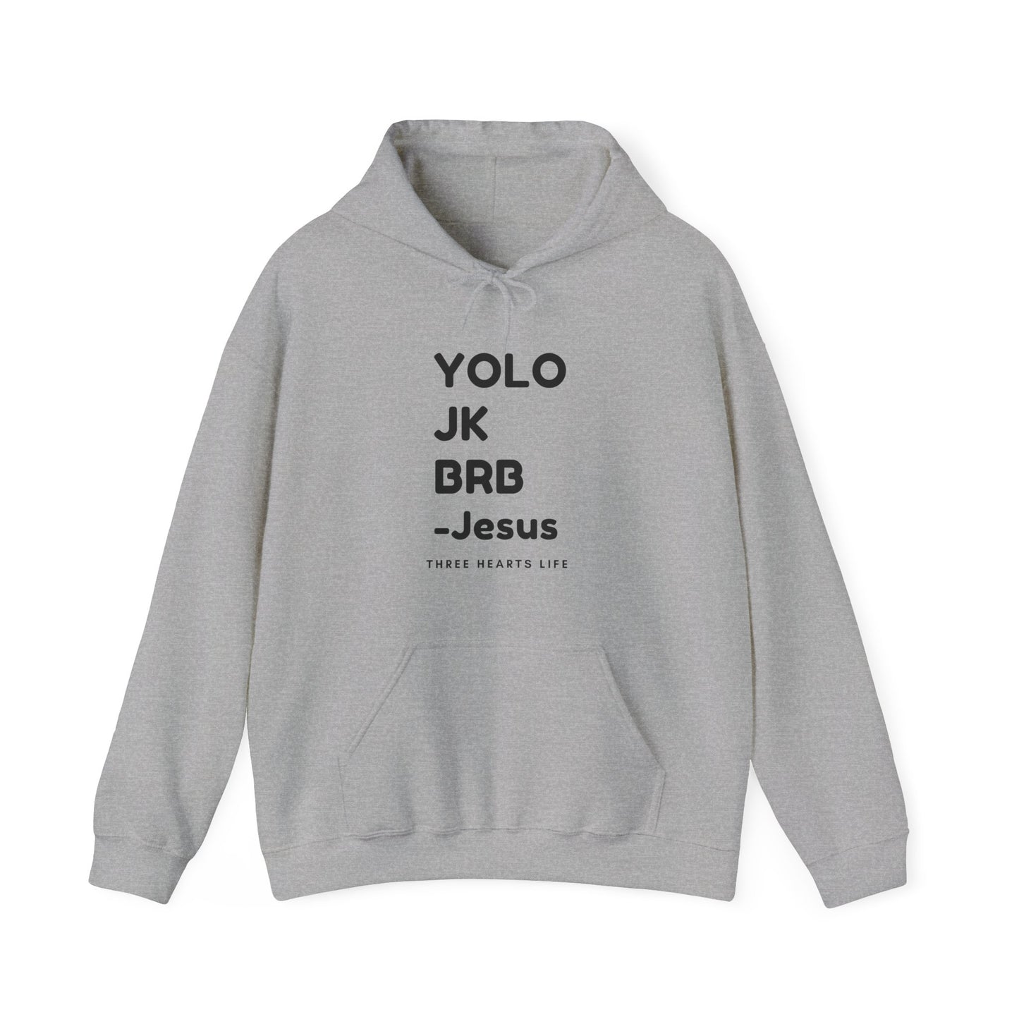 YOLO Hooded Sweatshirt - Neutral Colors