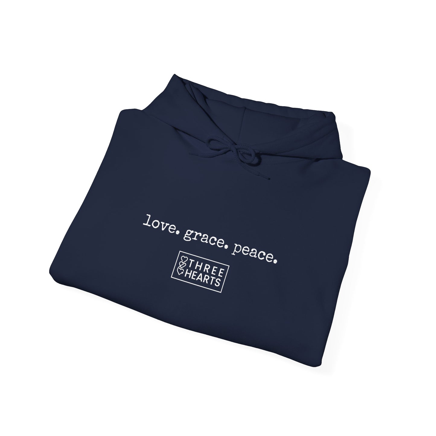 Love. Grace. Peace. Hooded Sweatshirt