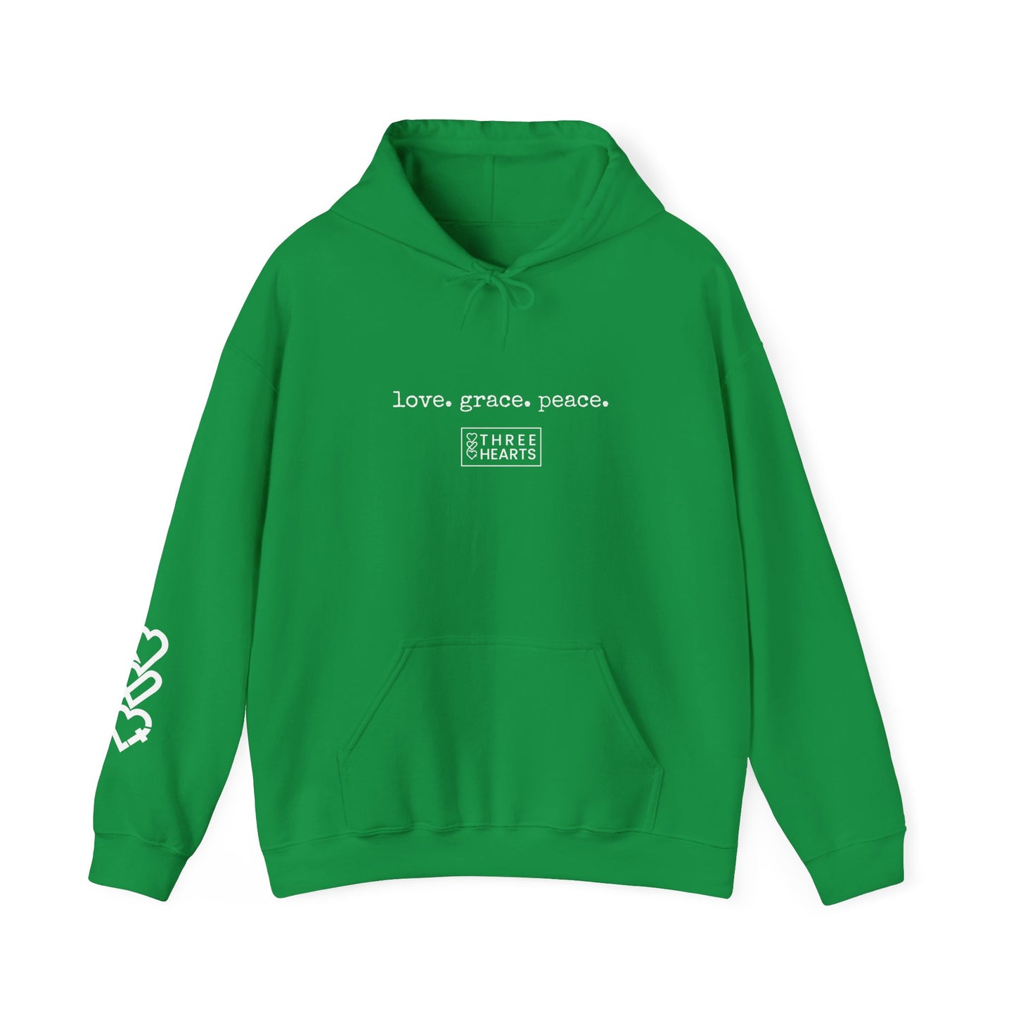 Love. Grace. Peace. Hooded Sweatshirt