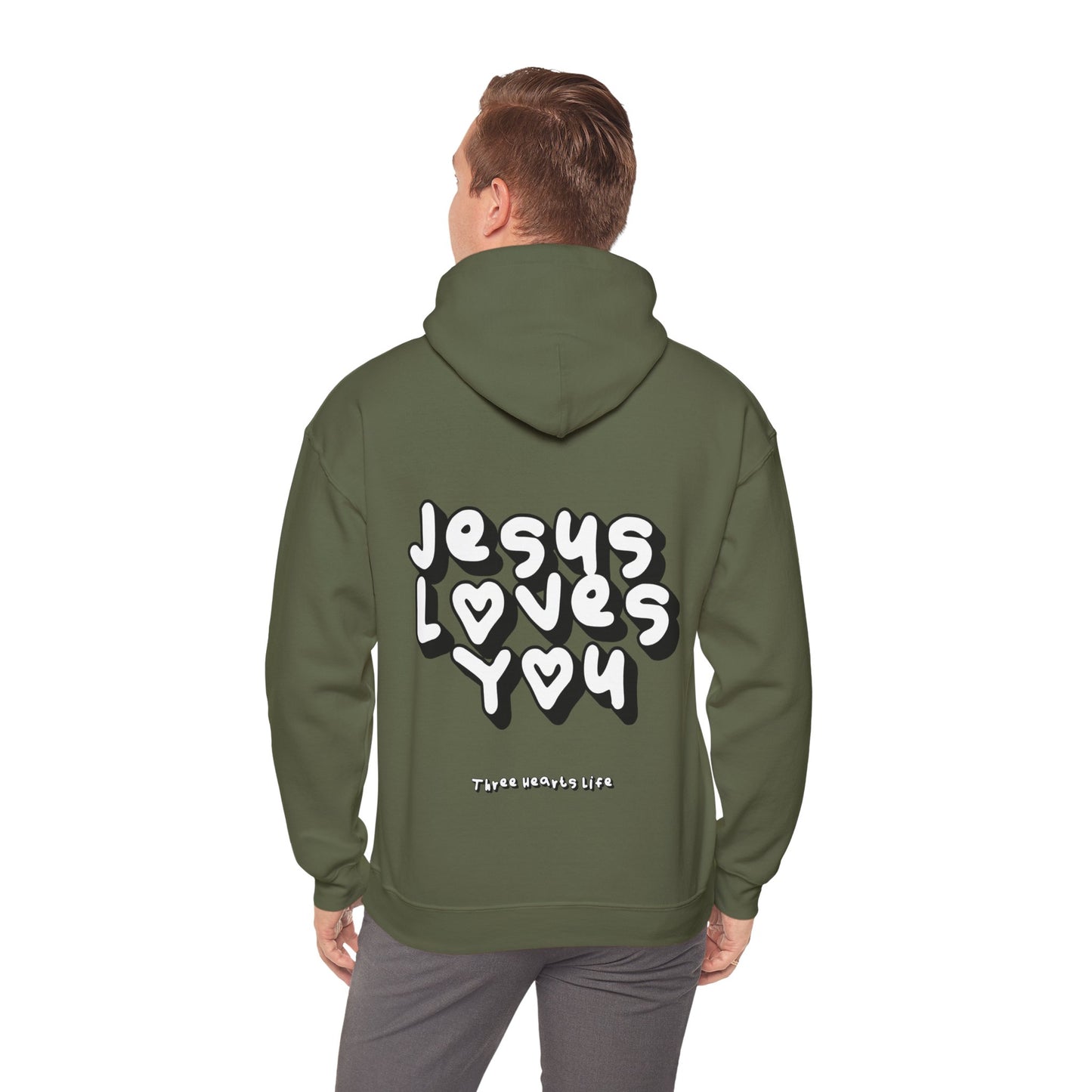 Jesus Loves You 2 Hooded Sweatshirt