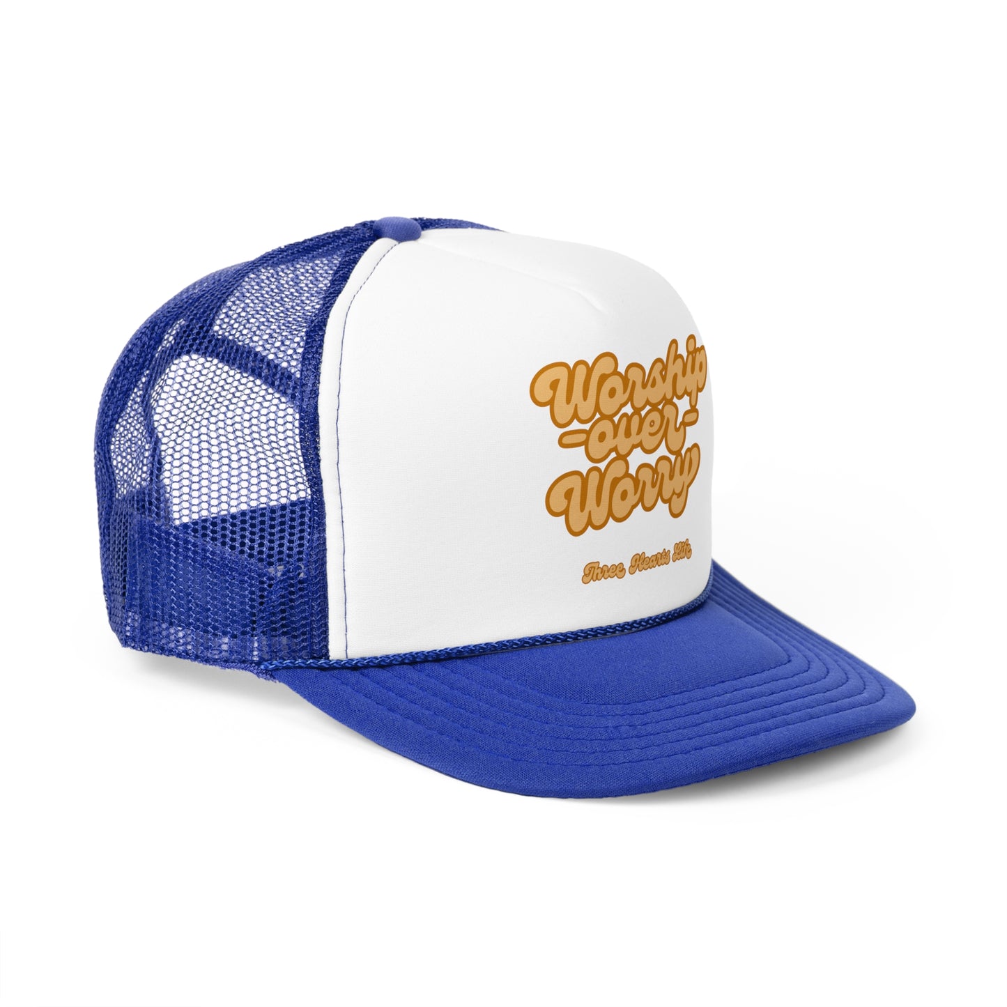 Worship Over Worry Trucker Caps