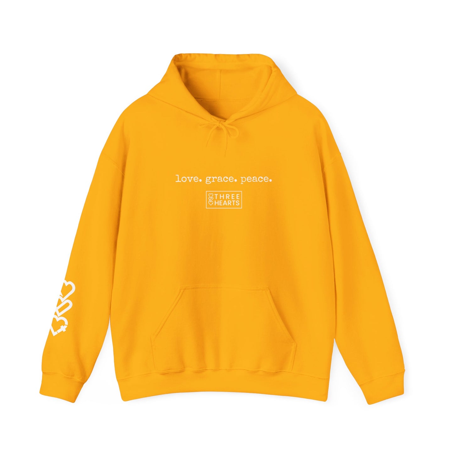Love. Grace. Peace. Hooded Sweatshirt