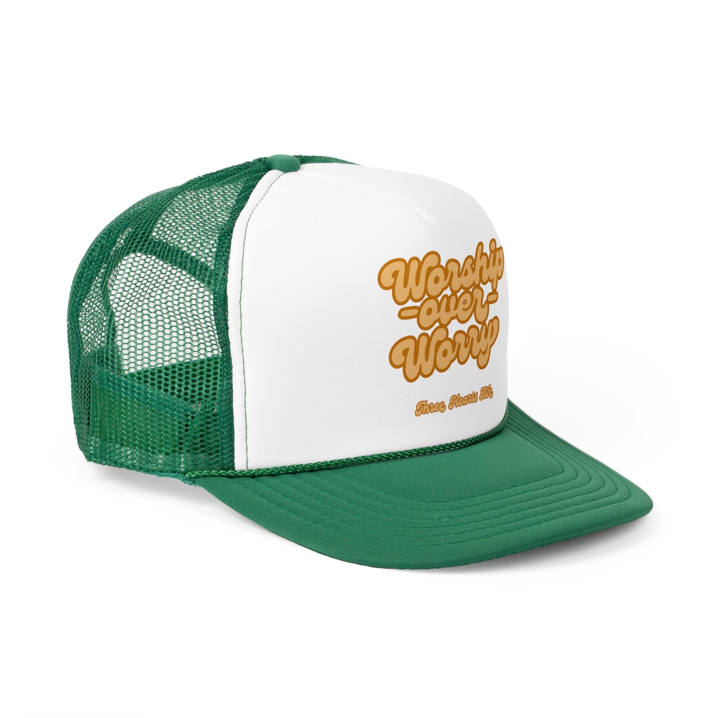 Worship Over Worry Trucker Caps