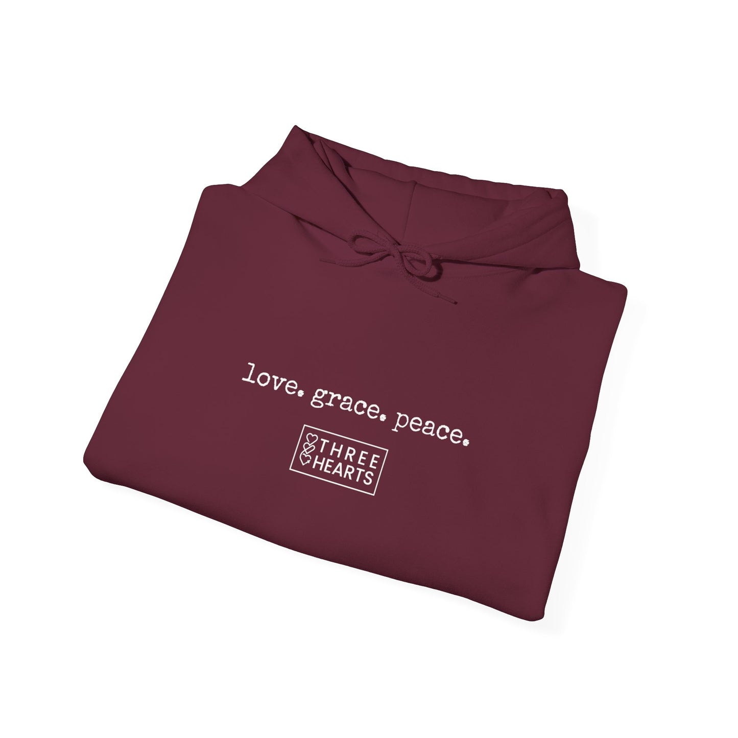 Love. Grace. Peace. Hooded Sweatshirt