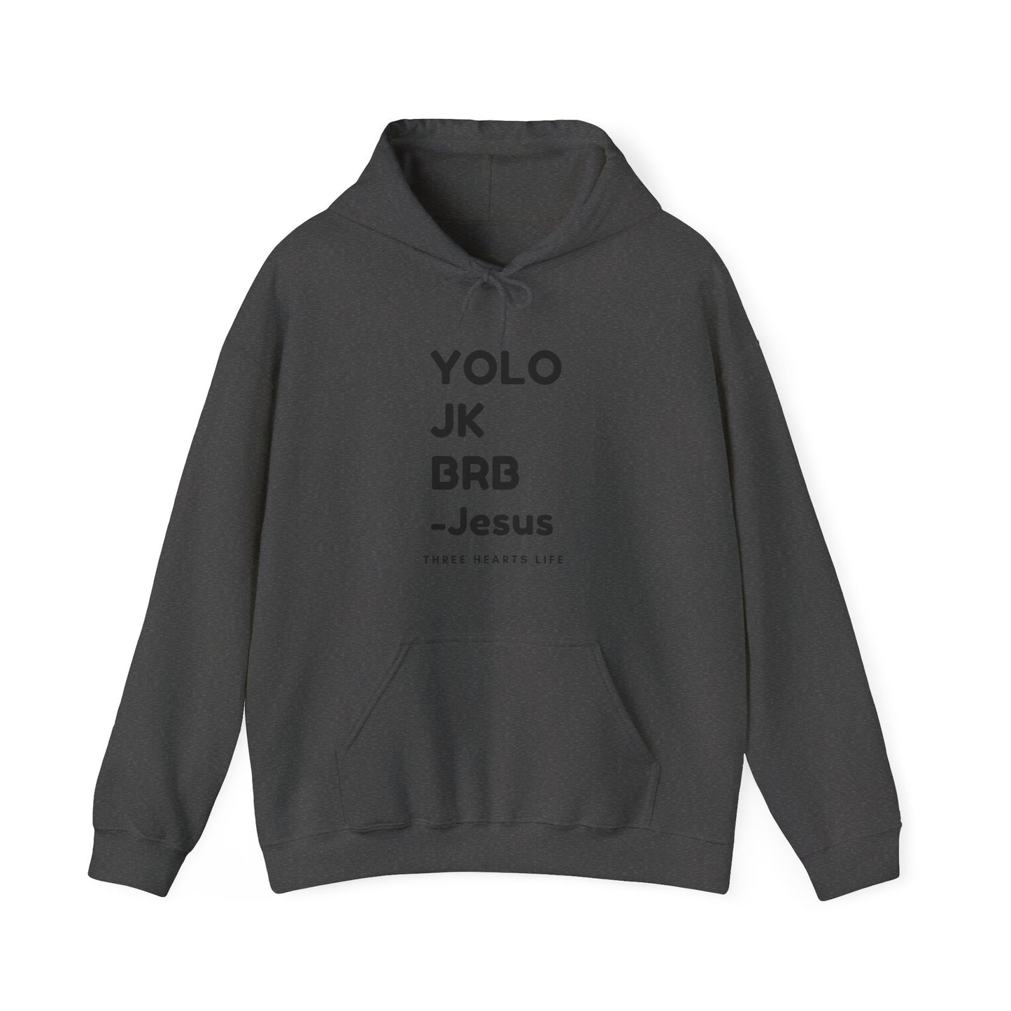 YOLO Hooded Sweatshirt - Neutral Colors