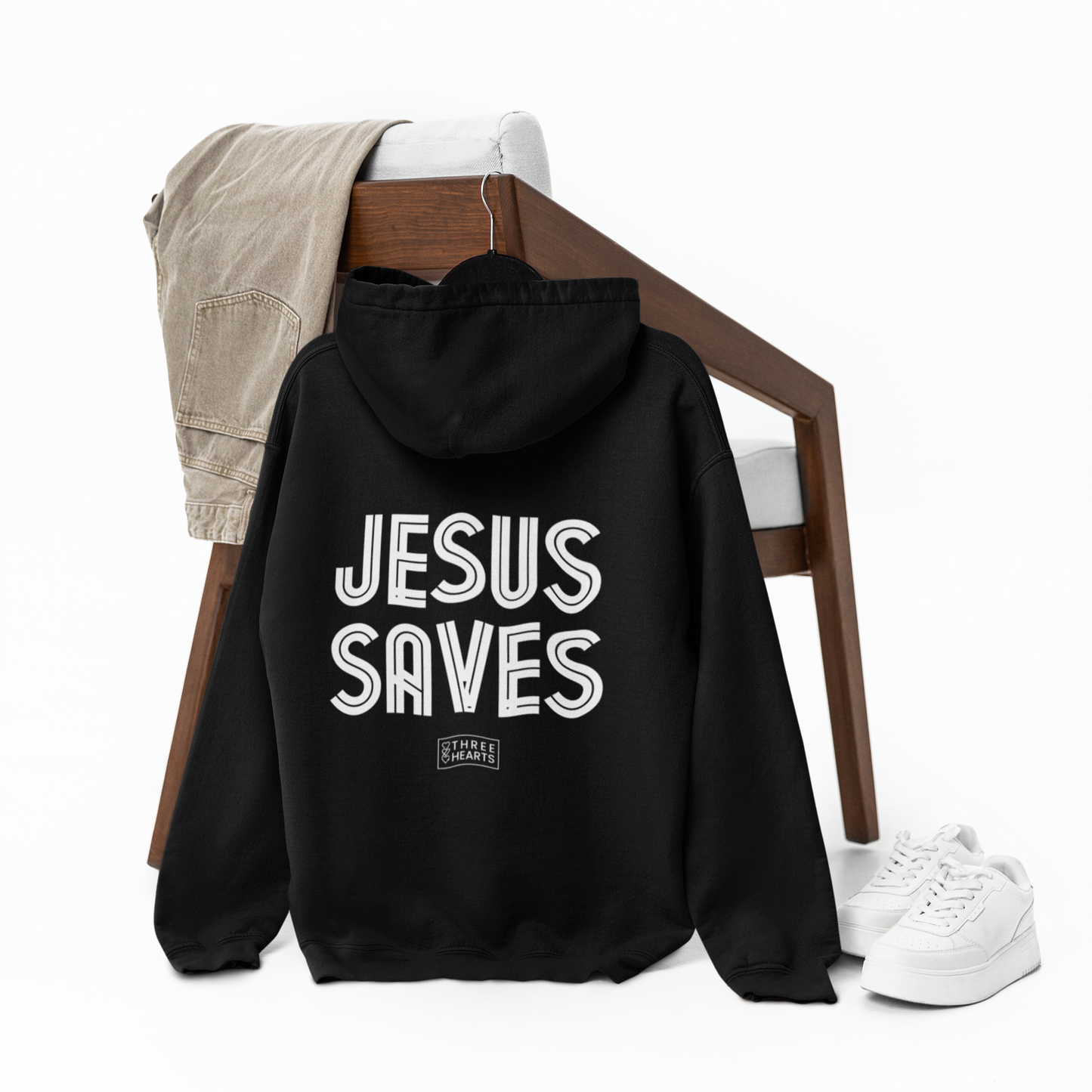 Jesus Saves Hooded Sweatshirt