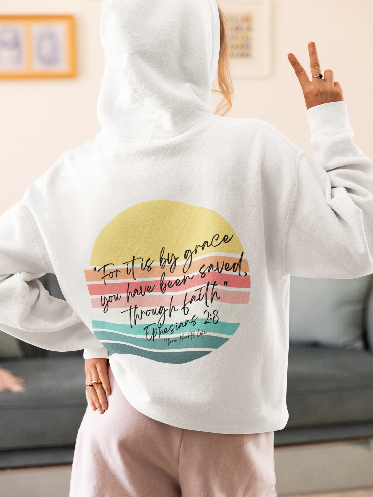 Saved By Grace Hooded Sweatshirt