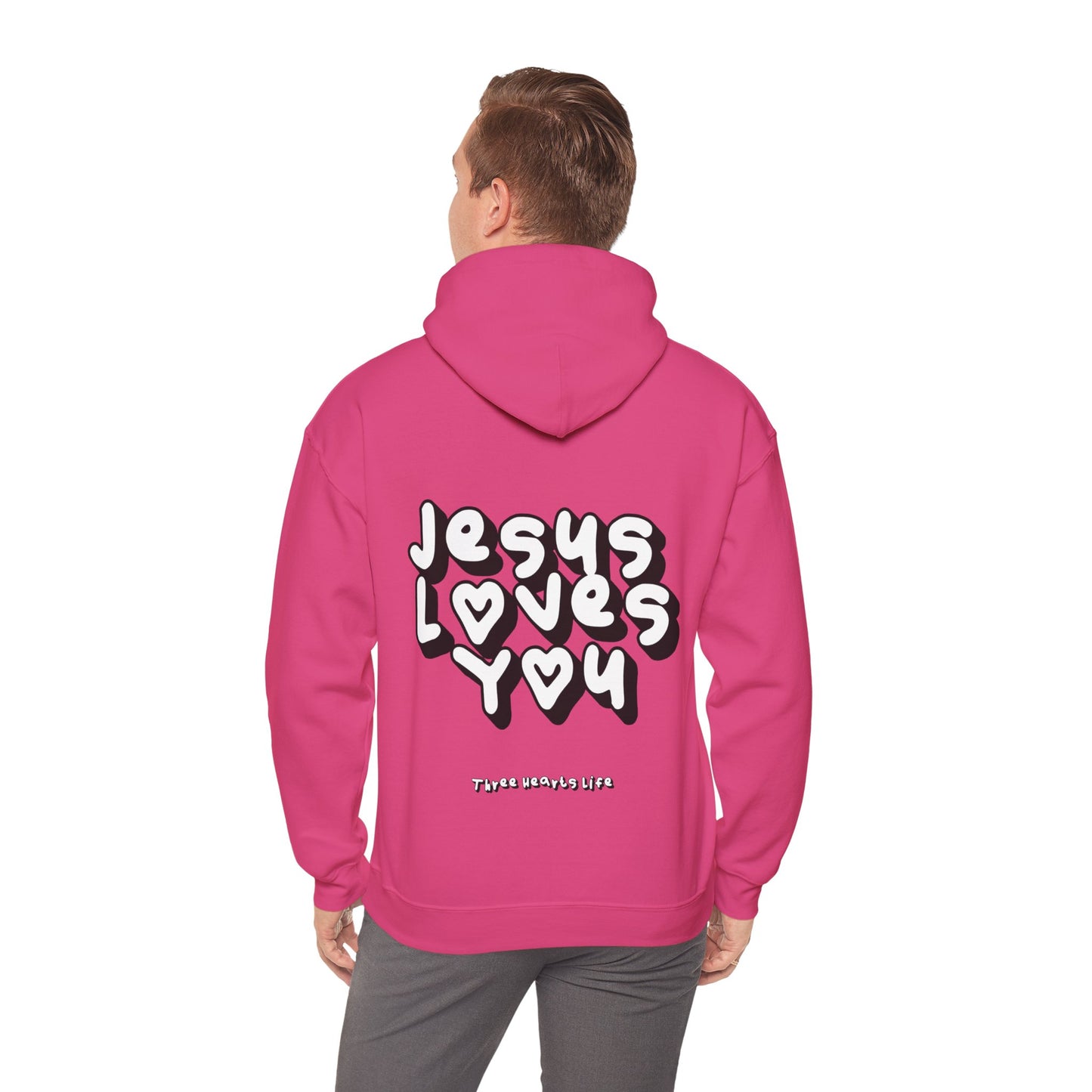 Jesus Loves You 2 Hooded Sweatshirt