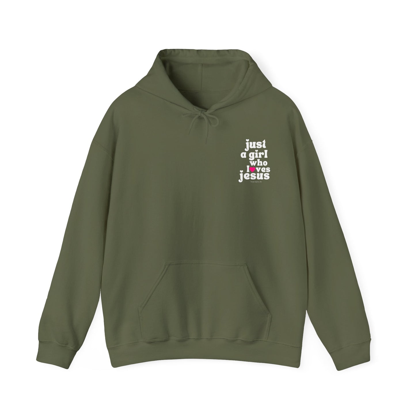 Just a Girl Who Loves Jesus Hooded Sweatshirt