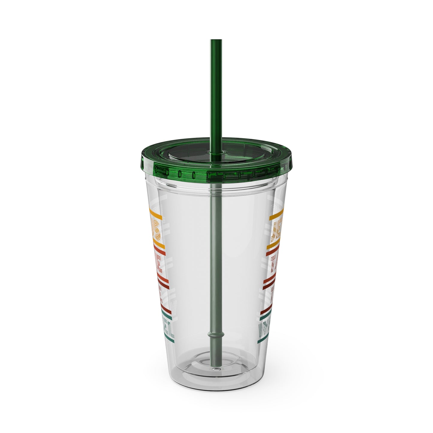 Jesus Take The Wheel Tumbler with Straw, 16oz