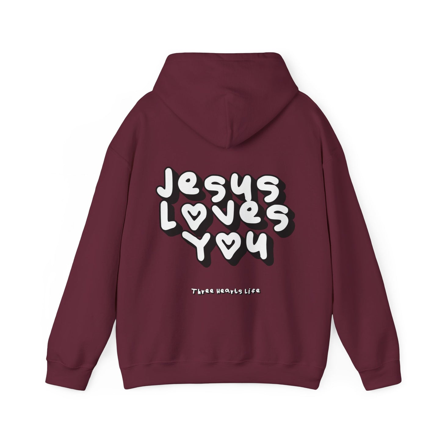 Jesus Loves You 2 Hooded Sweatshirt