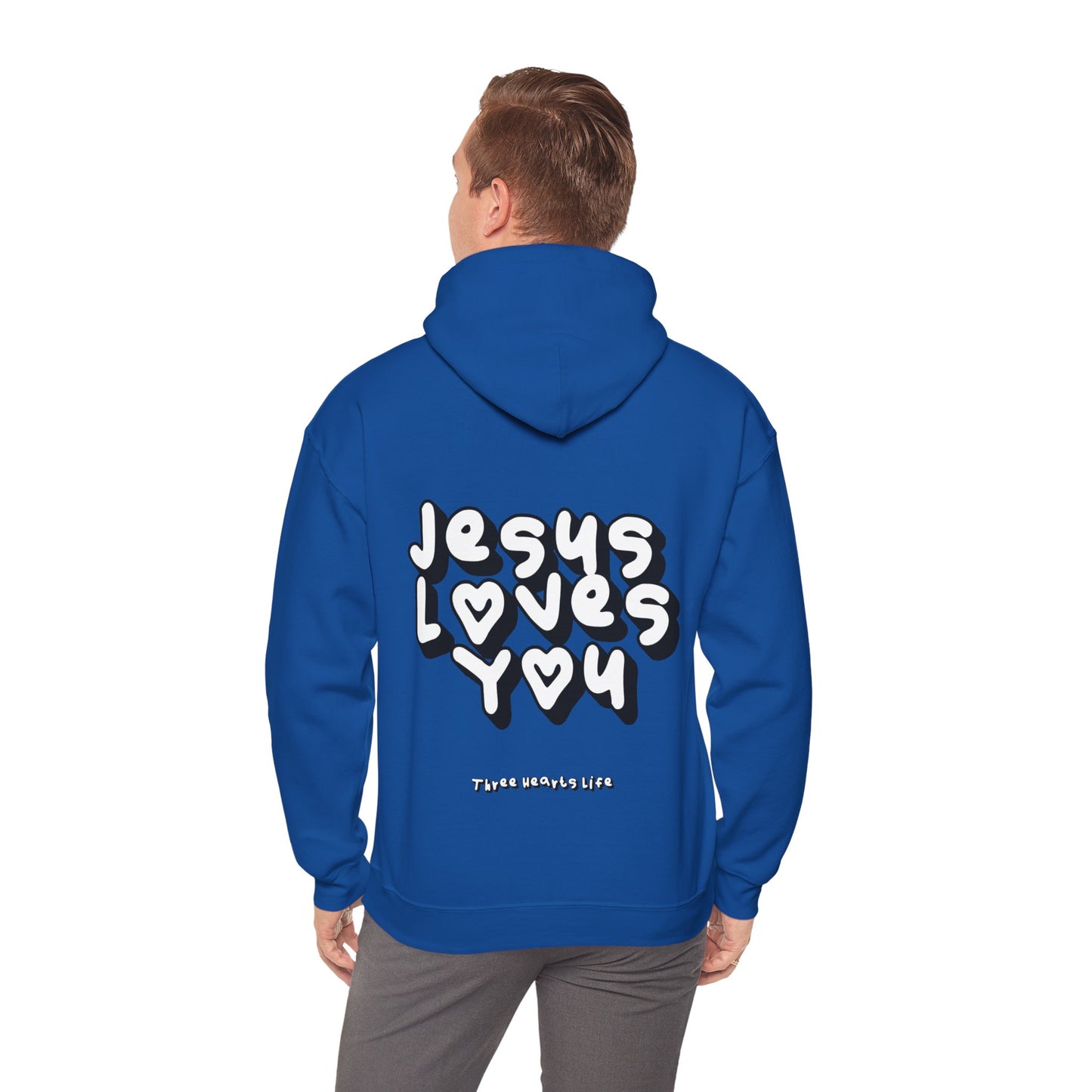 Jesus Loves You 2 Hooded Sweatshirt