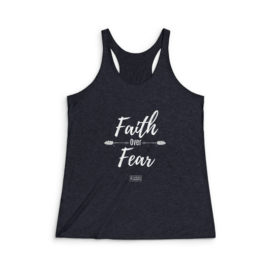 Faith Over Fear Racerback Tank