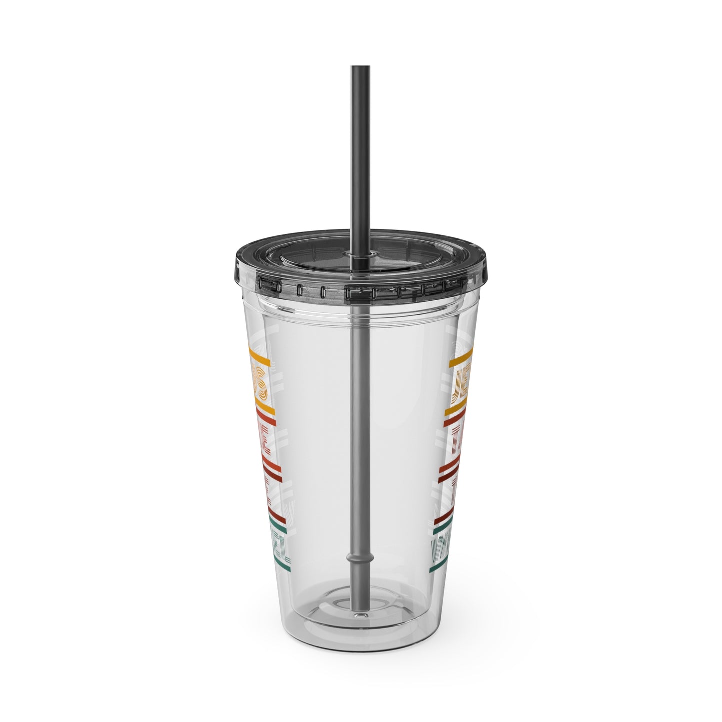 Jesus Take The Wheel Tumbler with Straw, 16oz
