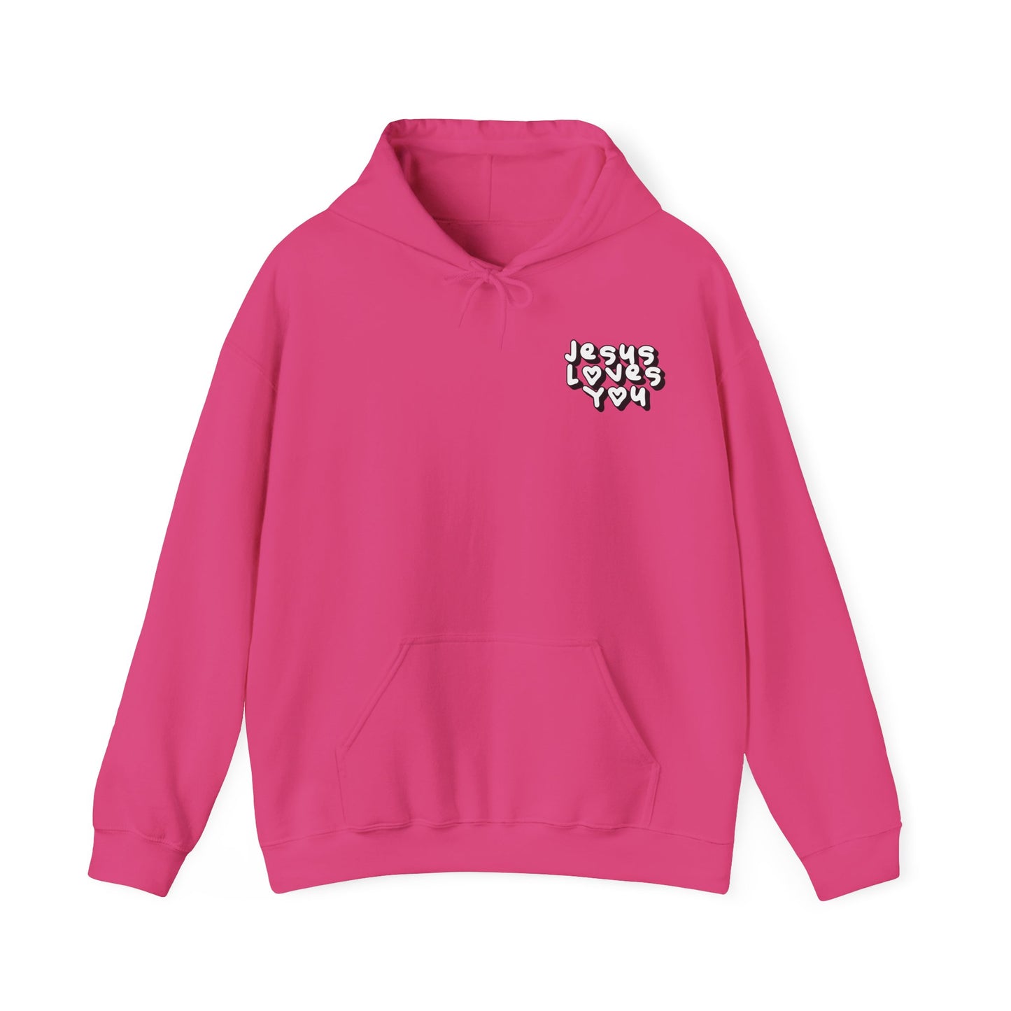 Jesus Loves You 2 Hooded Sweatshirt