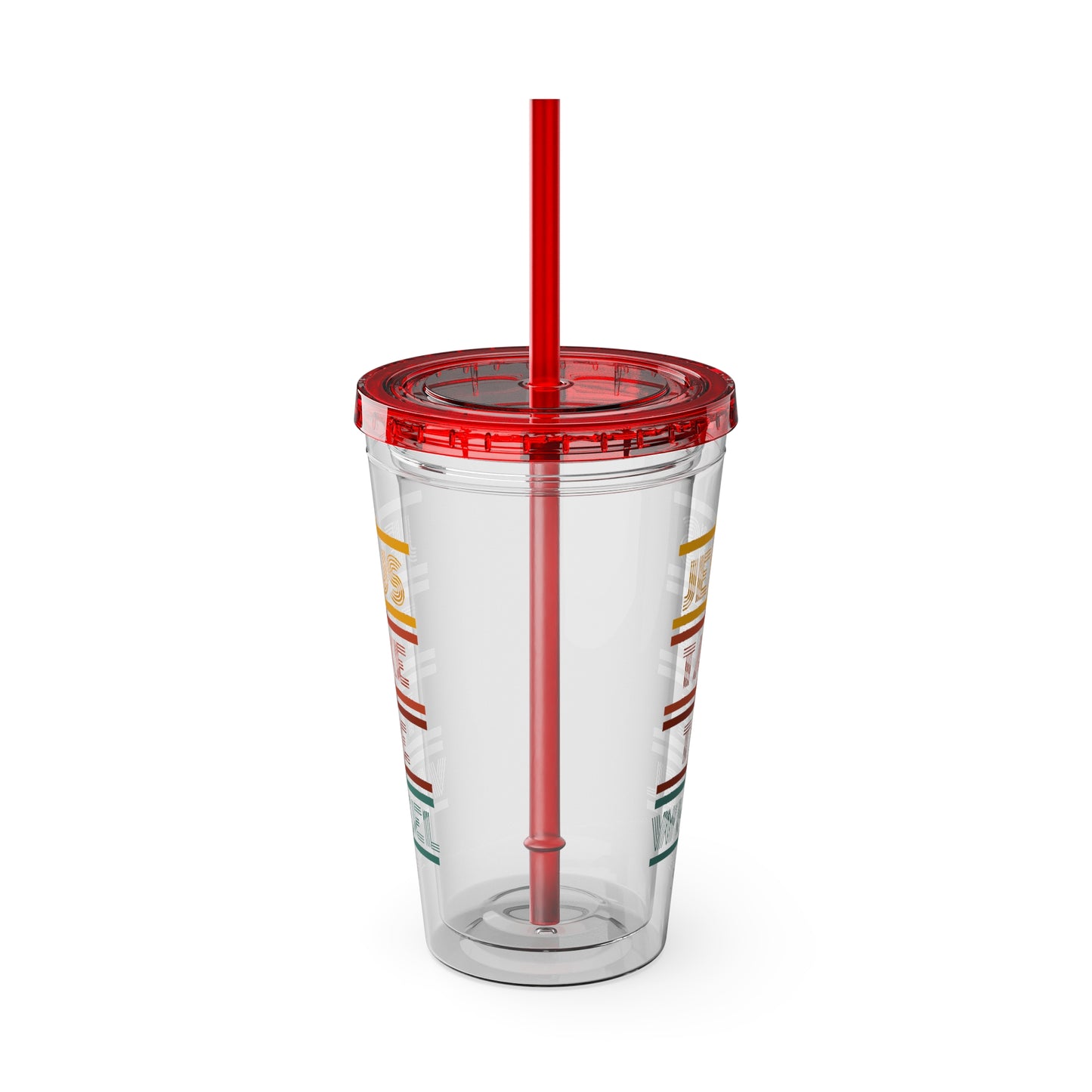 Jesus Take The Wheel Tumbler with Straw, 16oz