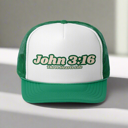 John 3:16 Trucker Caps