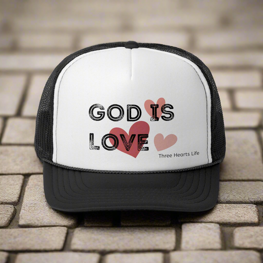 God Is Love Trucker Cap