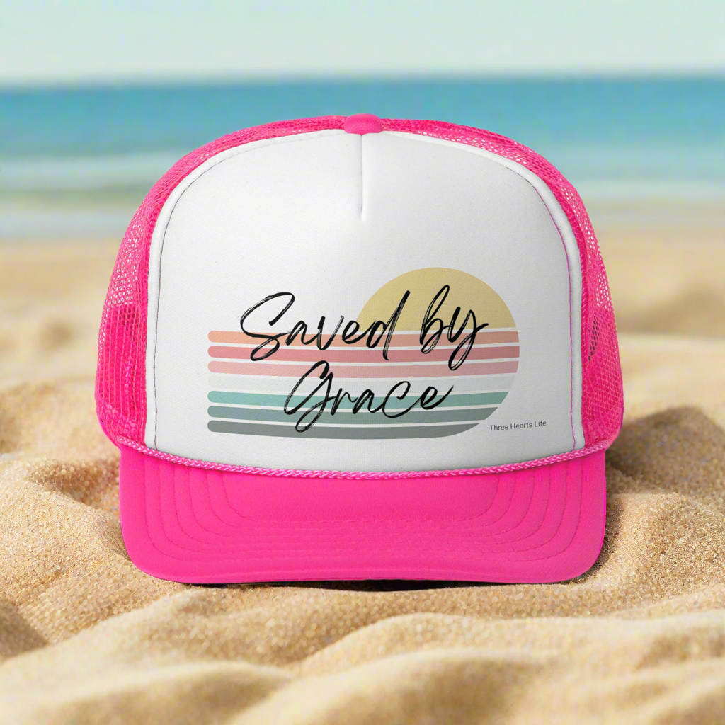 Saved By Grace Trucker Caps