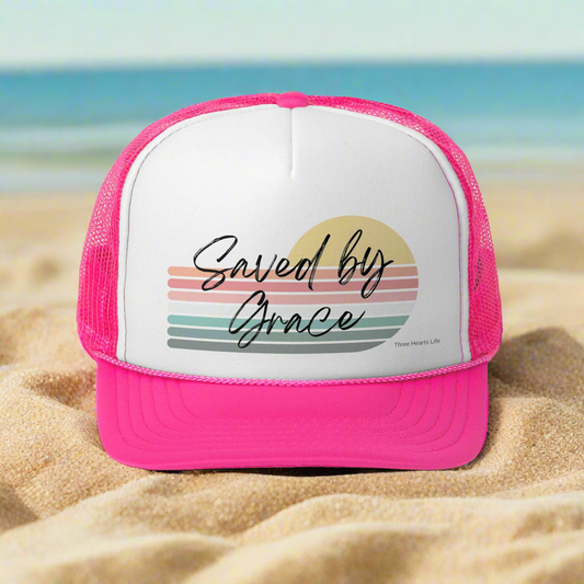 Saved By Grace Trucker Caps
